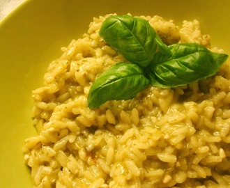 Risotto al pesto genovese - pestorisotto