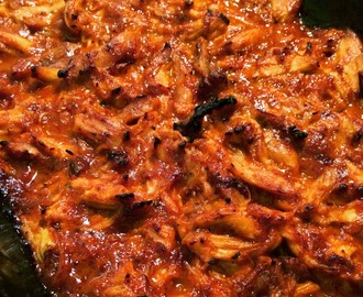 Pulled Chicken ja itsetehty BBQ-kastike