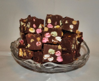 Rocky road fudge