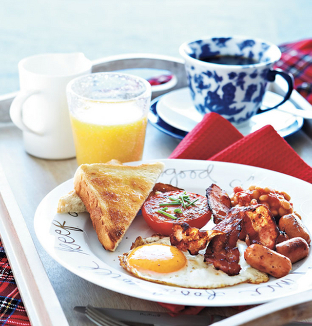 Englantilainen aamiainen (English breakfast)