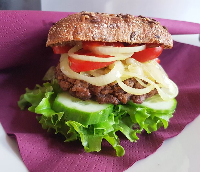 Burger – terveellisemmin (vegaani)
