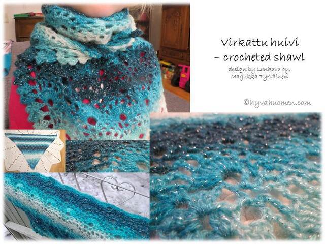 Virkattu kaulahuivi – Crocheted shawl