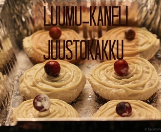 Luumu-kaneli juustokakku