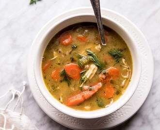 Slow Cooker Hearty Chicken Soup.