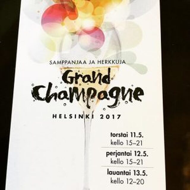 Tulossa: Grand Champagne 2017 /Coming up: Grand Champagne 2017