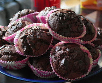 Todella suklaiset muffinssit