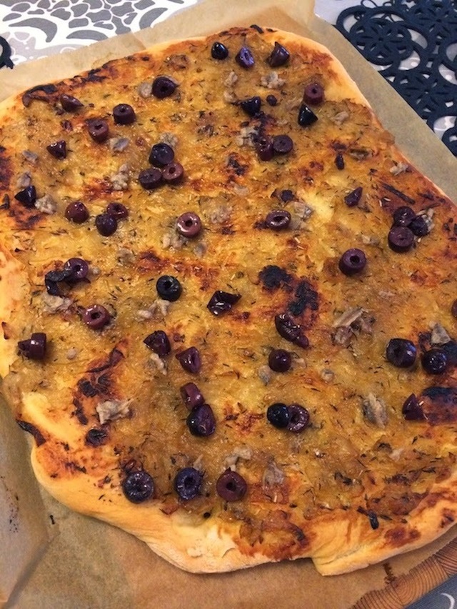 Ranskalaistyylinen sipulipizza
