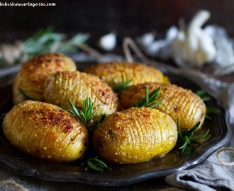 Hasselbackan perunat - parasta perunasta (vegaani, gluteeniton, kosher)