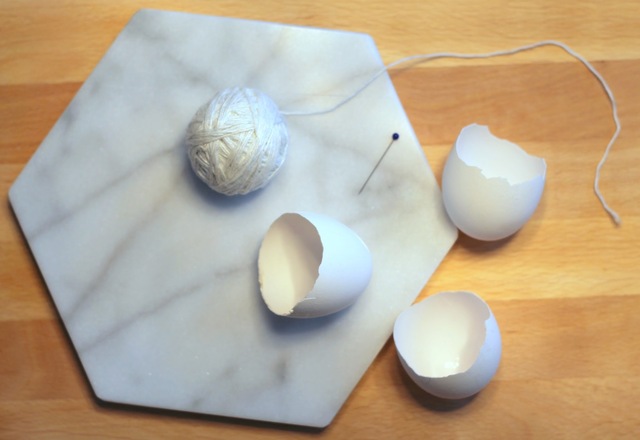 DIY: Rairuohot munankuorissa