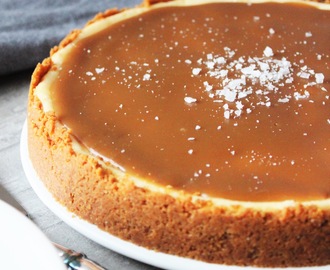 Salted caramel cheesecake