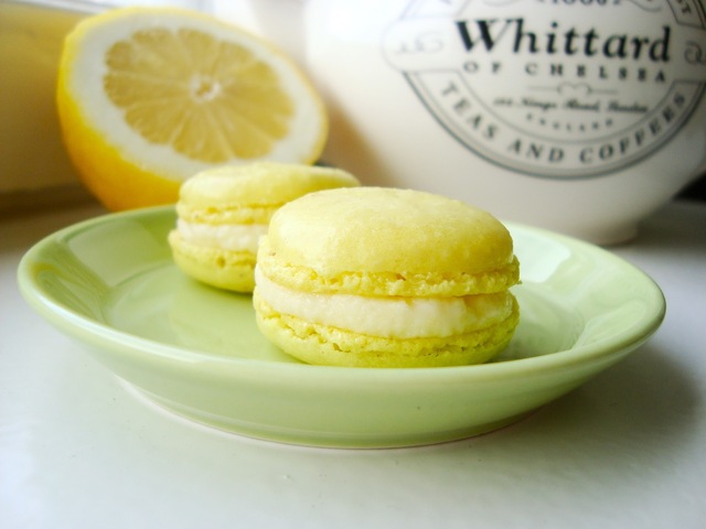 Lemon macarons