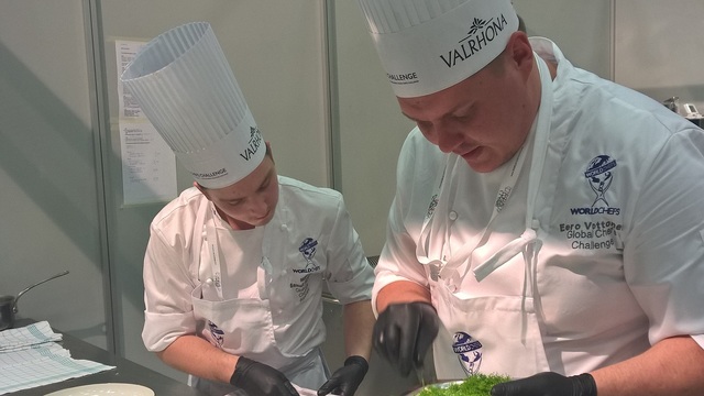 Suomen Eero Vottonen voitti kultaa Global Chefs -kilpailussa Kreikassa
