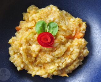 Vauvalle: Kana-kasvirrisotto -  Baby Food: Chicken Vegetable Risotto