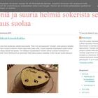 Pieniä ja suuria helmiä sokerista