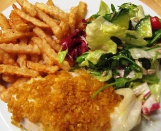 Panert kyllingfilet (glutenfri)