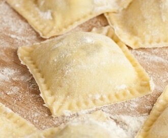 Hjemmelagd ravioli