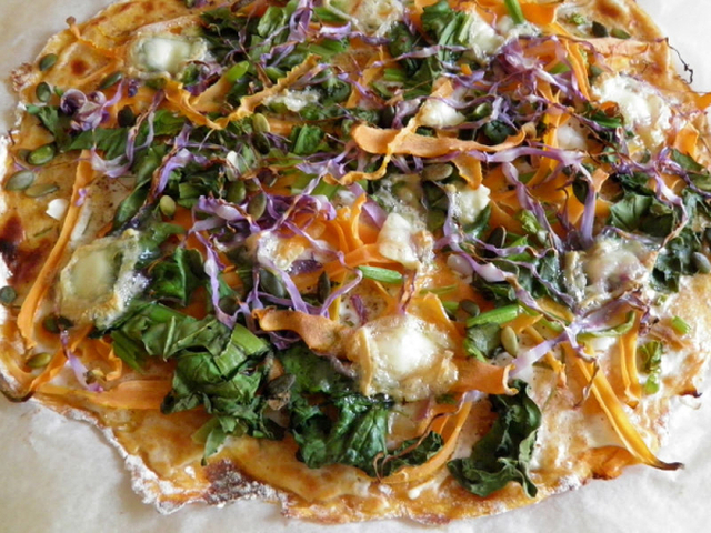 SWEET POTATO PIZZA !