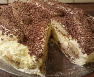 Tiramisu - kake uten steking