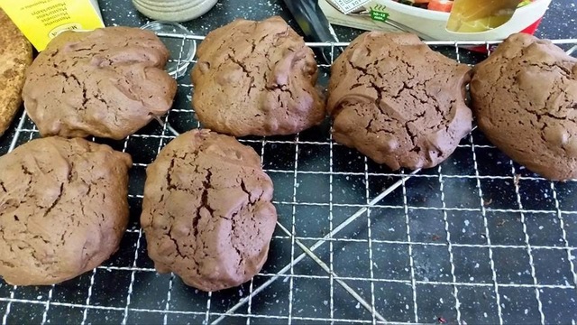 Brownie-cookies (med egg)