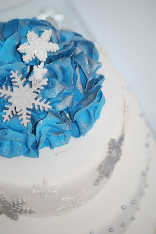 Winterwedding cake
