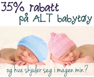 Hva gjemmer seg i magen? 35 % Rabatt på babytøy.