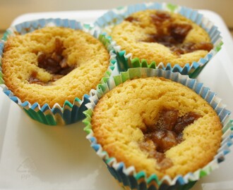 Gluten- og melkefrie muffins med løyndomar i