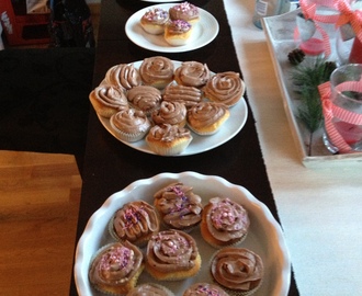 Bonus søndag: Cupcakes med sjokolade frosting