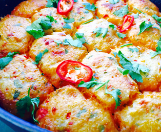 Mexican slow cooked beef stew with cornbread dumplings