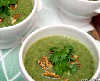 Blomkål- og grønnkålsuppe (Vegan)