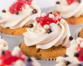 Peanutbutter og Jelly Cupcakes