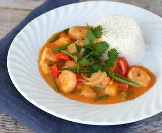 Red curry scampigryte - LINDASTUHAUG