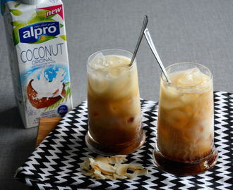 Iskaffe med Alpro kokosdrikk