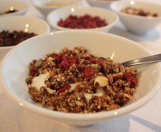 Granola müsli blanding