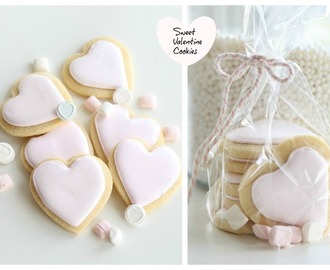 Sweet Pink Valentines Cookies