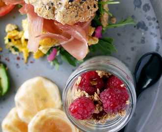 Proteinrike bagels - uten heving