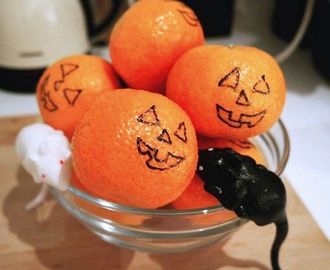 Sunt alternativ til halloween-godteri: Halloween-klementin