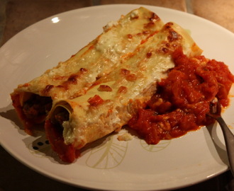 Cannelloni med kjøttsaus