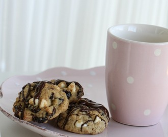 Oatmeal Cranberry white chocolate chip cookies