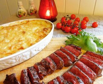 Mac 'n' cheese & Striploin ♫♪