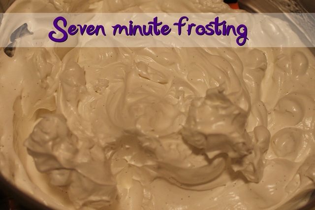 Seven minute frosting