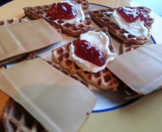 Raske proteinvafler til både frokost, lunsj, middag, kaffen og kveldsmaten