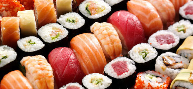 Hjemmelaget sushi!