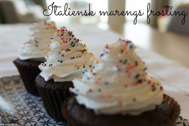 Italiensk marengs frosting/ Italian Meringue Buttercream