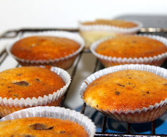 Banan og sjokolademuffins