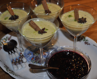 Panacotta med smak av jul