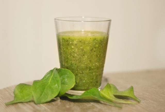 Grønn smoothie med salat