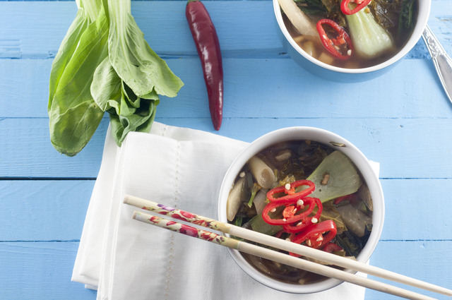 Høstsuppe – Ramen med grønnsaker og miso