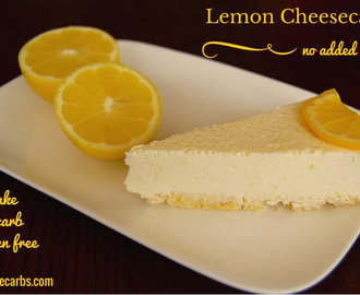 No Bake Lemon Cheesecake