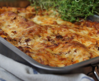 LASAGNE MED HVIT SAUS AV CREME FRAICHE