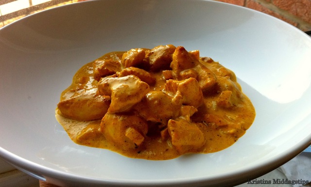 Indisk kyllingcurry